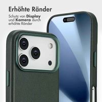 Accezz 2-in-1 Klapphülle aus Leder mit MagSafe Apple iPhone 17 Pro - Cedar Green
