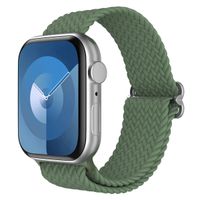 imoshion Gewebtes Nylonarmband für das Apple Watch Series 1 bis 9 / SE (38/40/41 mm) | Series 10 / 11 (42 mm) - Grün