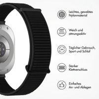 imoshion Nylonarmband für Samsung Galaxy Watch Ultra (2024/2025) - Schwarz