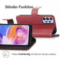 imoshion Luxuriöse Klapphülle Samsung Galaxy A23 (5G) - Rot