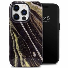 Selencia Vivid Back Cover Apple iPhone 14 Pro - Chic Marble