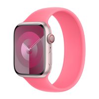 Apple Silikon Solo Loop für  Apple Watch | 44/45/46/49 mm - Größe 4 - Pink