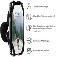 Accezz Handyhalterung für das Fahrrad für das Samsung Galaxy S22 - Verstellbar - Universell - Schwarz