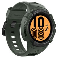 Spigen Rugged Armor™ Pro Case für die Samsung Galaxy Watch 4 / 5 - 44 mm - Military Green