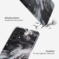 Selencia Vivid Back Cover Samsung Galaxy A52(s) (5G/4G) - Chic Marble Black