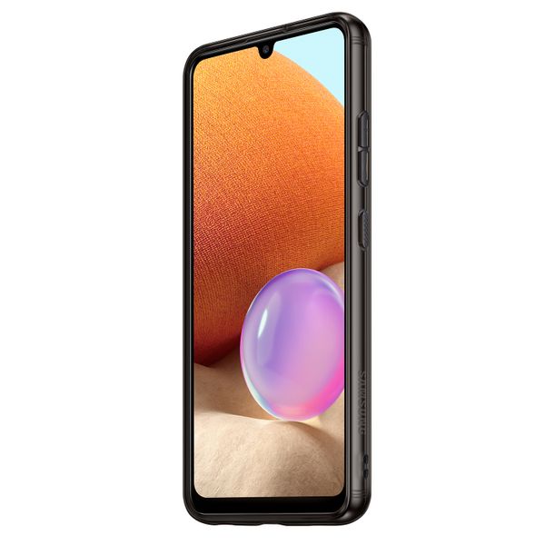Samsung Original Silicone Clear Cover Galaxy A32 (4G) - Schwarz