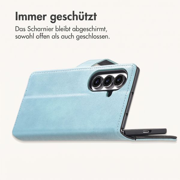 imoshion Luxuriöse Klapphülle Samsung Galaxy Z Fold 8 Ultra - Hellblau