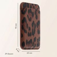 Selencia Sabi Kartenhalter mit MagSafe - Mocha Brown
