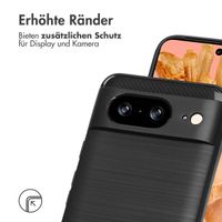 imoshion Brushed Back Cover Google Pixel 8 - Schwarz