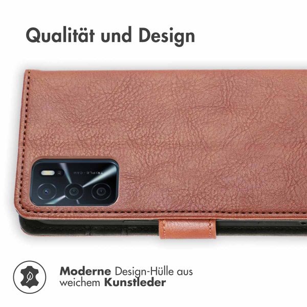 imoshion Luxuriöse Klapphülle für das Oppo A16(s) / A54s - Braun