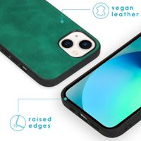 imoshion Entfernbare 2-1 Luxus Klapphülle Apple iPhone 13 - Dunkelgrün