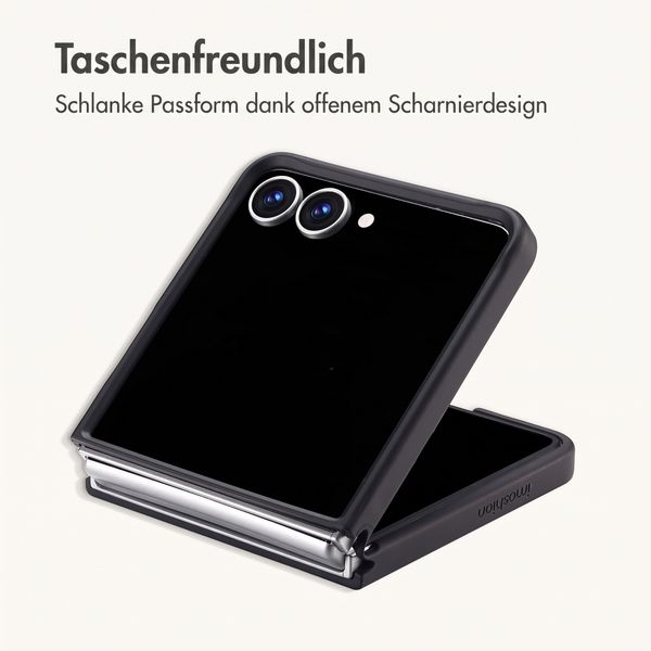 imoshion Color Guard Back Cover mit MagSafe Samsung Galaxy Z Flip 8 - Schwarz