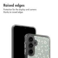 imoshion Design Hülle Samsung Galaxy A16 - Smoke Green Flowers