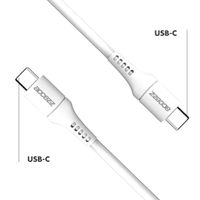 Accezz USB-C- auf USB-C-Kabel - 0,2 m - Weiß