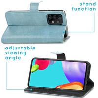 imoshion Luxuriöse Klapphülle Samsung Galaxy A52(s) (5G/4G) - Hellblau