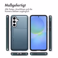 imoshion Backcover mit Kartenfach Samsung Galaxy A36 / A56 - Dunkelblau