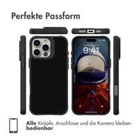 imoshion Rugged Hybrid Carbon Case für das Apple iPhone 16 Pro - Schwarz