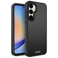 Accezz Rugged Frosted Back Cover Samsung Galaxy A35 - Schwarz