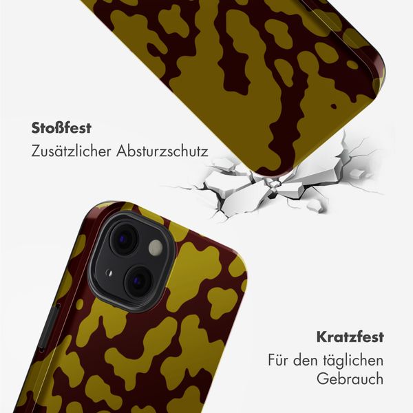 Selencia Vivid Rückabdeckung mit MagSafe Apple iPhone 13 - Moo'd Olive Dust