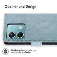 imoshion Luxuriöse Klapphülle Xiaomi Redmi Note 13 (5G) - Hellblau