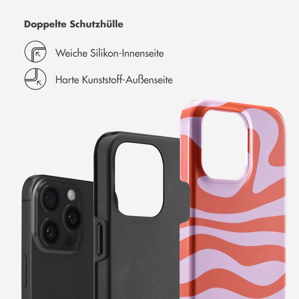 Selencia Vivid Back Cover Apple iPhone 15 Pro Max - Dream Swirl Pink