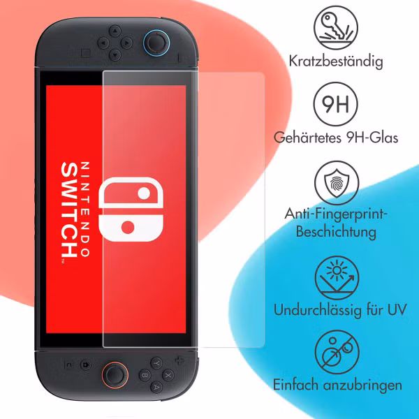 imoshion Screen Protector aus gehärtetem Glas Nintendo Switch 2