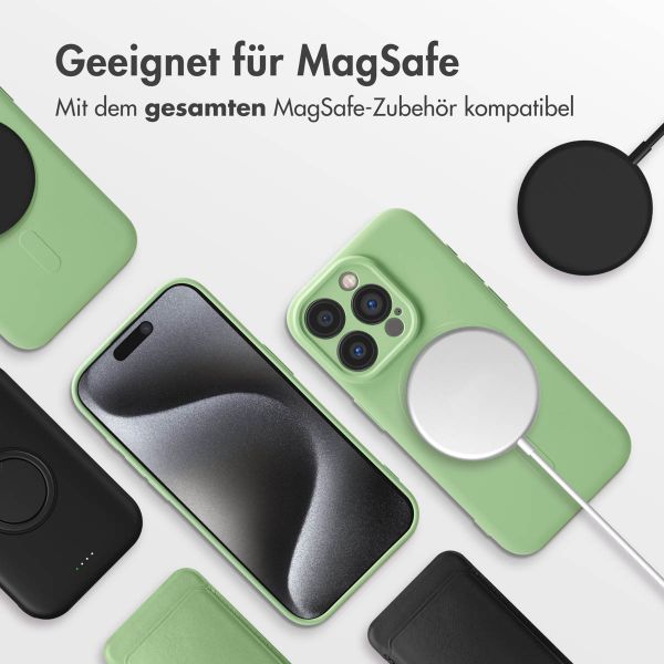 imoshion Color Back Cover mit MagSafe Apple iPhone 15 Pro - Grün