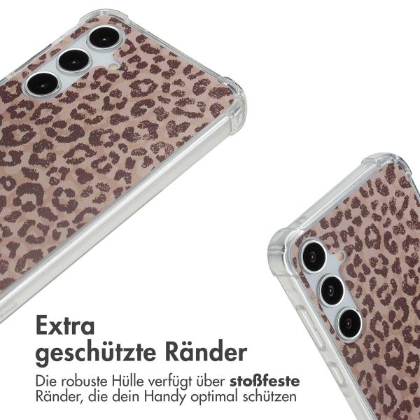 imoshion Design Hülle mit Band Samsung Galaxy A55 - Leopard Mood