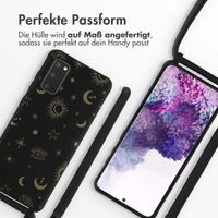 imoshion Silikonhülle design mit Band für das Samsung Galaxy S20 - Sky Black