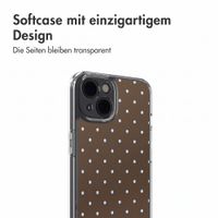 imoshion Design Hülle Apple iPhone 14 - Polka Dot Bruin