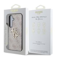 Guess 4G Metal Logo Back Cover Samsung Galaxy S25 Plus - Rosa