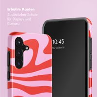 Selencia Vivid Back Cover Samsung Galaxy S25 FE - Dream Swirl Pink