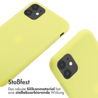 imoshion SilikonHülle mit Band Apple iPhone 11 - Gelb
