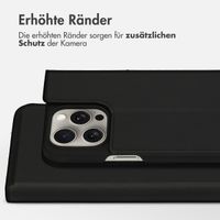 Accezz Premium Leather Slim Klapphülle für das iPhone 15 Pro Max - Schwarz