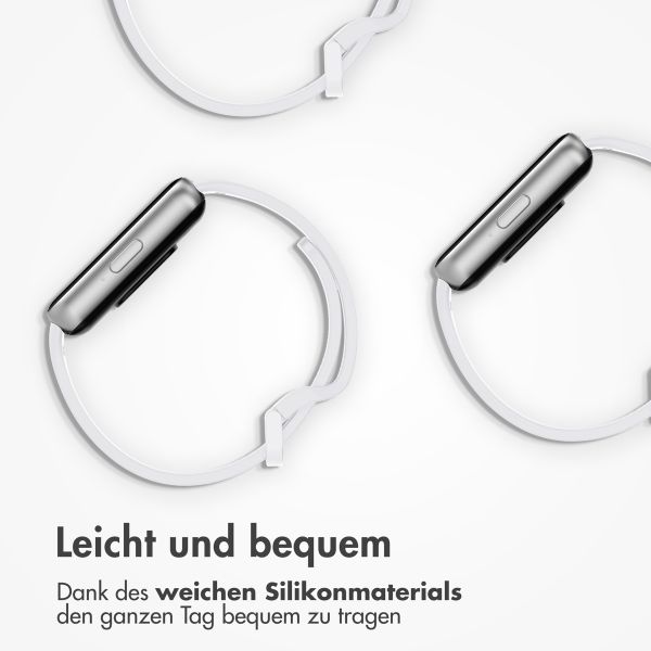 imoshion Silikonband für das Samsung Galaxy Fit 3 - Weiß