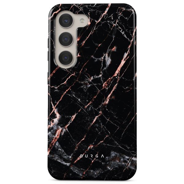 Burga Tough Back Cover für das Samsung Galaxy S23 Plus - Rose Gold Marble