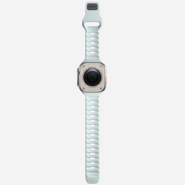 Nomad Sport Band FKM für die Apple Watch Series 1 bis 10 / SE / Ultra (2) (44/45/46/49 mm) - Icy Blue Glow