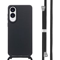 imoshion SilikonHülle mit Band Samsung Galaxy S25 Edge - Schwarz