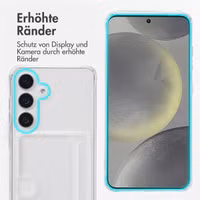 imoshion Soft Case Back Cover mit Kartenhalter Samsung Galaxy S25 - Transparent