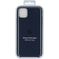 Apple Silikon-Case Midnight Blue für das Apple iPhone 11 Pro Max