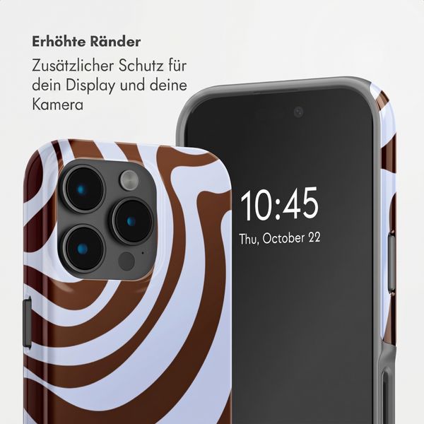 Selencia Vivid Back Cover Apple iPhone 15 Pro - Dream Swirl Chocolate