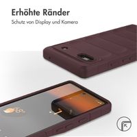 imoshion EasyGrip Back Cover für das Google Pixel 6a - Aubergine