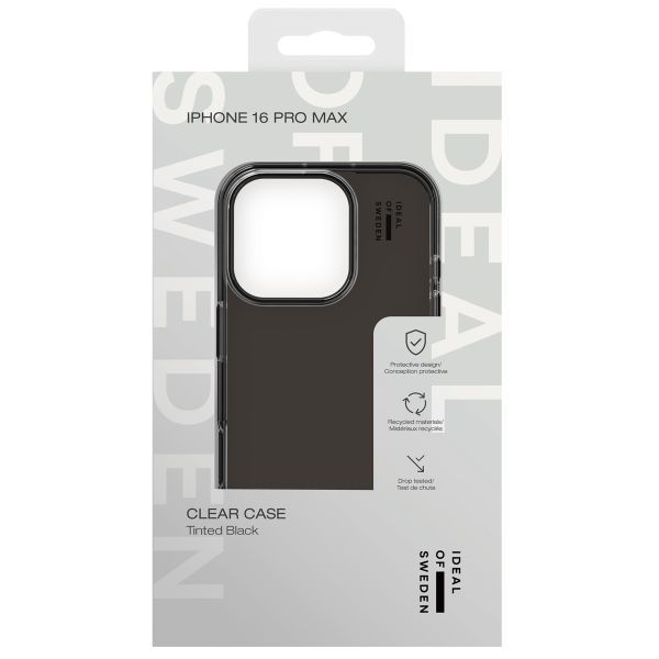 iDeal of Sweden Clear Case für das iPhone 16 Pro Max - Tinted Black