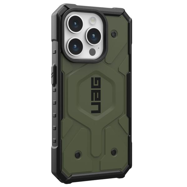 UAG Pathfinder Case MagSafe für das iPhone 15 Pro - Olive Drab