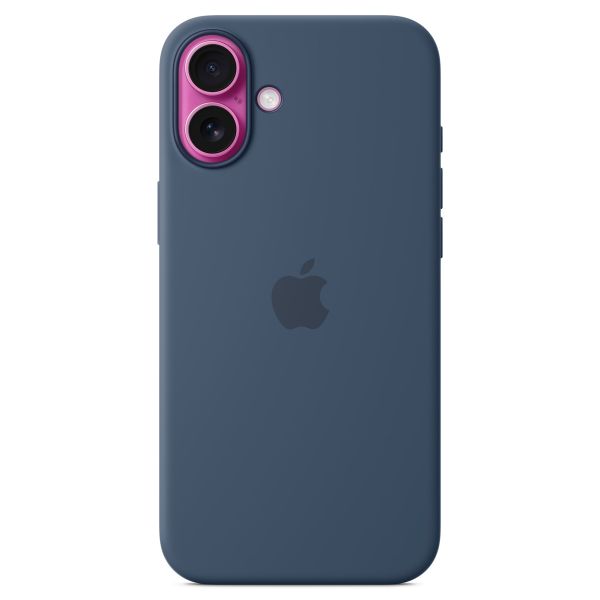 Apple Silikon-Case MagSafe für das iPhone 16 Plus - Denim