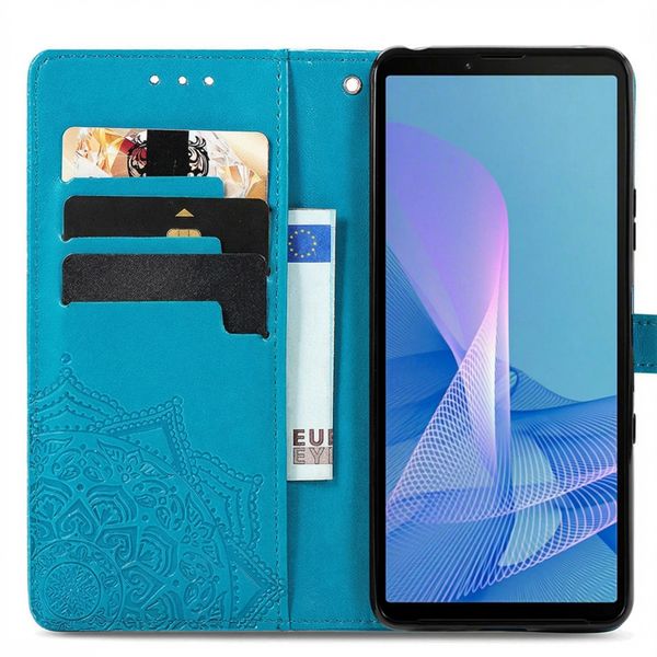 imoshion Mandala Klapphülle Sony Xperia 10 III - Hellblau