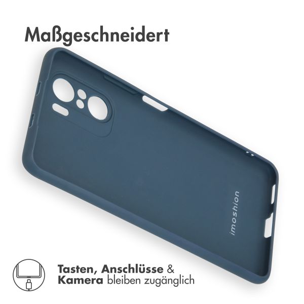 imoshion Color TPU Hülle für das  Xiaomi Poco F3 - Dunkelblau