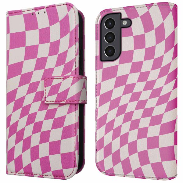 imoshion Design Klapphülle für das Samsung Galaxy S21 - Retro Pink