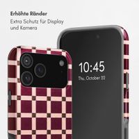 Selencia Vivid Rückabdeckung mit MagSafe Apple iPhone 18 Pro / 17 Pro - Check This Burgundy