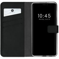 Selencia Echtleder Klapphülle Apple iPhone 13 Pro Max - Schwarz